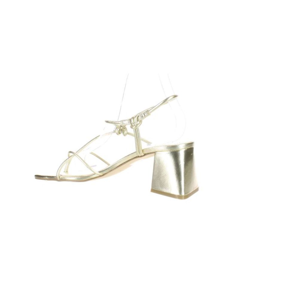 Marc Fisher Womens Mlchiara Gold Slingbacks Size 7.5 Medium (B, M) - Picture 3 of 4